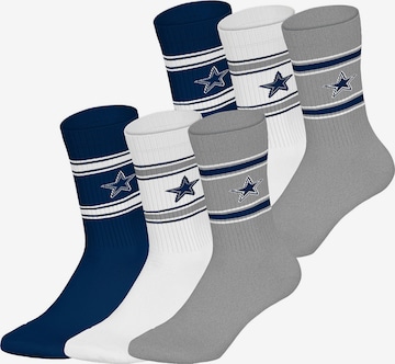 Huddle Socken in Blau: Vorderseite
