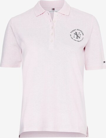 T-shirt TOMMY HILFIGER en rose : devant