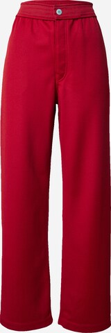 G-Star RAW Wide leg Trousers 'Stray' in Red: front