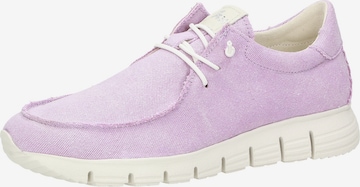 Mocassin SIOUX en violet : devant