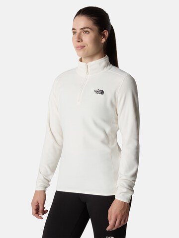 THE NORTH FACE Sports sweater '100 GLACIER' in White: front