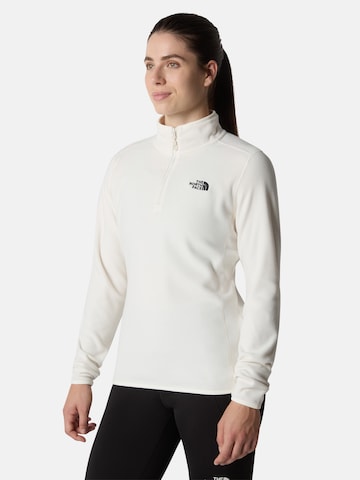 THE NORTH FACE Sporttrui '100 GLACIER' in Wit: voorkant