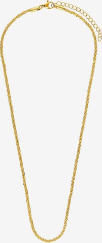 Lucardi Ketting 'Münze' in Goud: voorkant