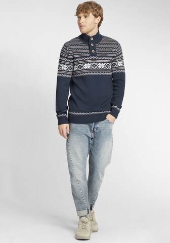 BLEND Trui in Blauw