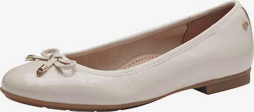 TAMARIS Ballerina in Beige: voorkant