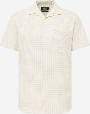 Clean Cut Copenhagen Regular fit Button Up Shirt 'Bowling Miguel' in Beige: front