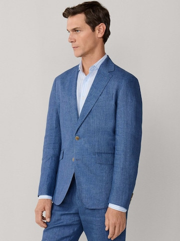 Hackett London Regular fit Blazer 'DELAVE HOPSACK' in Blue