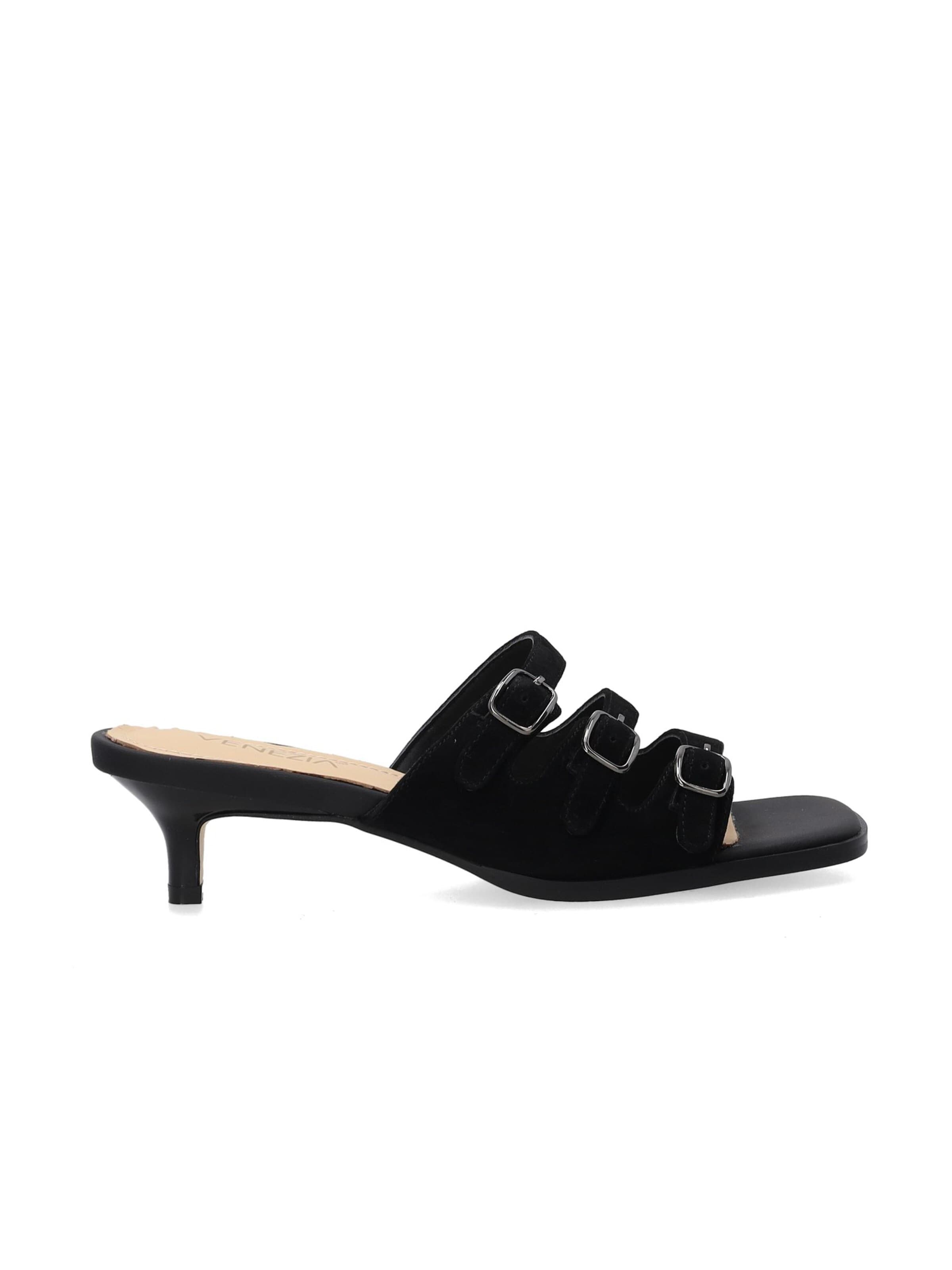 VENEZIA Mules 'Venezia' in Black: front