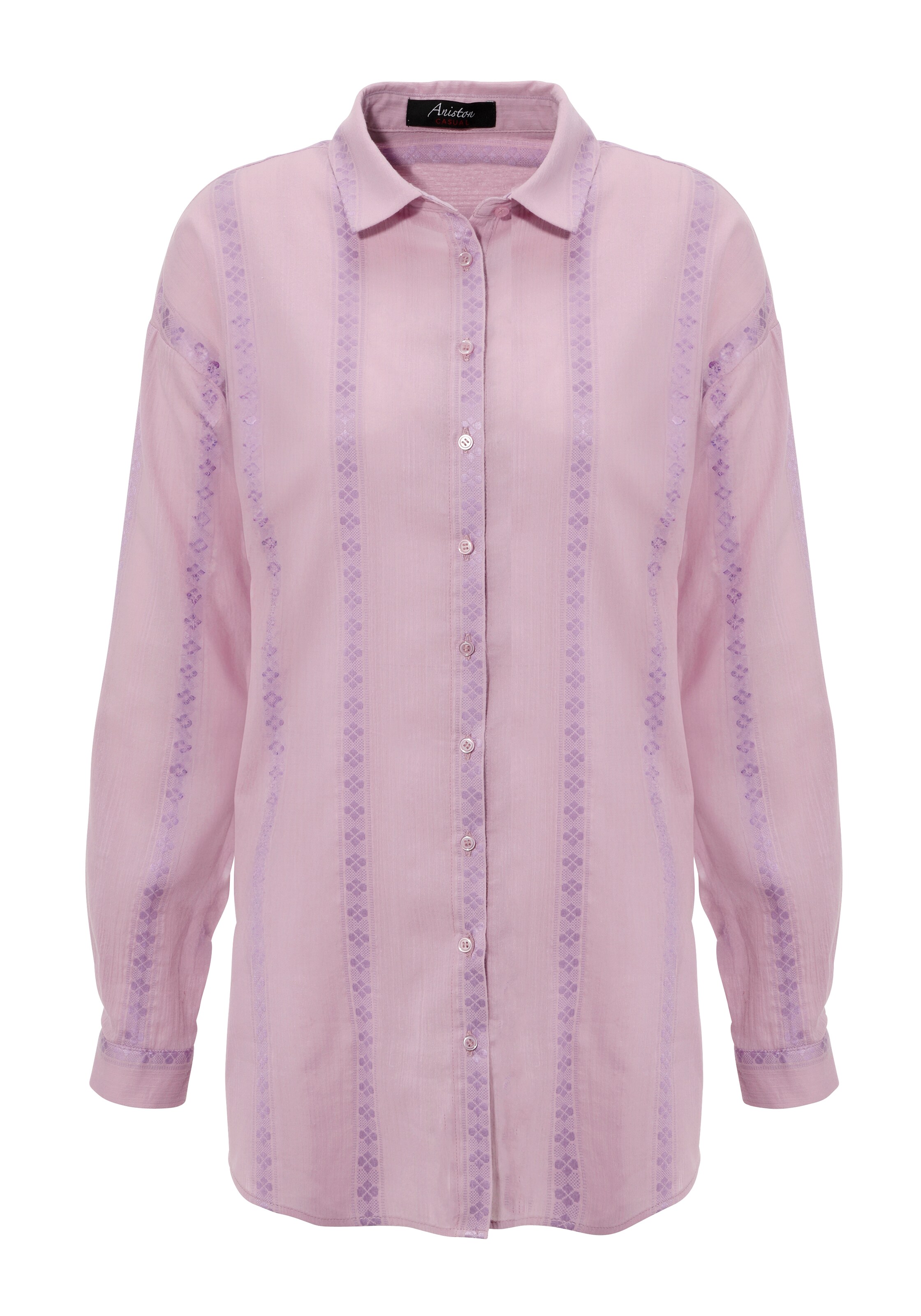 Aniston CASUAL Bluse in Lila: Vorderseite