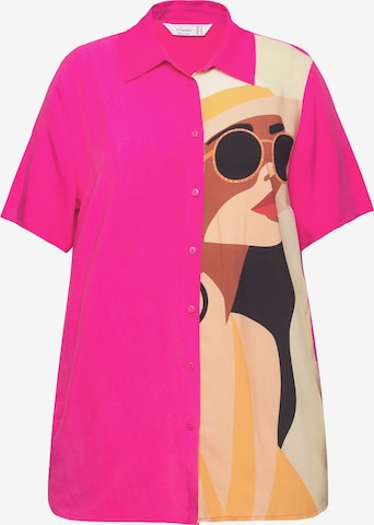 MIAMODA Blouse in Pink: front