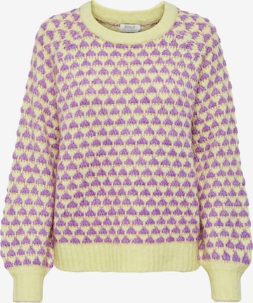 ONLY Sweater 'Bounce' in Yellow: front