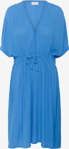 Robe 'Daisy Amber Tie' Kaffe en bleu : devant