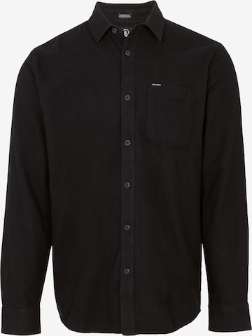 Coupe regular Chemise 'Caden' Volcom en noir : devant