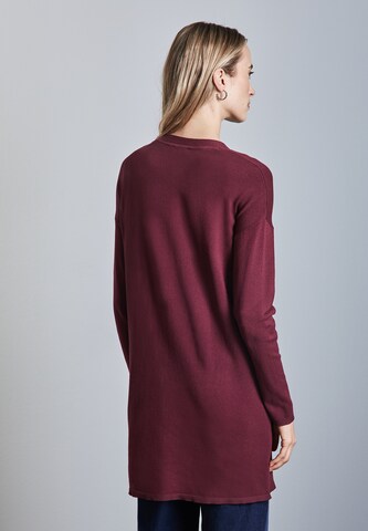 STREET ONE Langer Cardigan in Rot