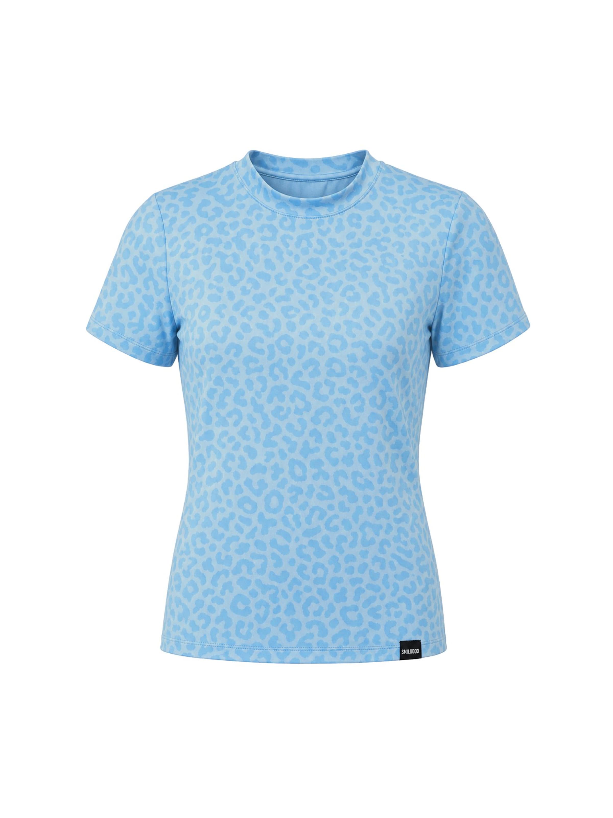 Smilodox Shirt 'Velvara' in Blau: Vorderseite