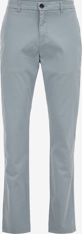 Coupe slim Pantalon chino WE Fashion en bleu : devant