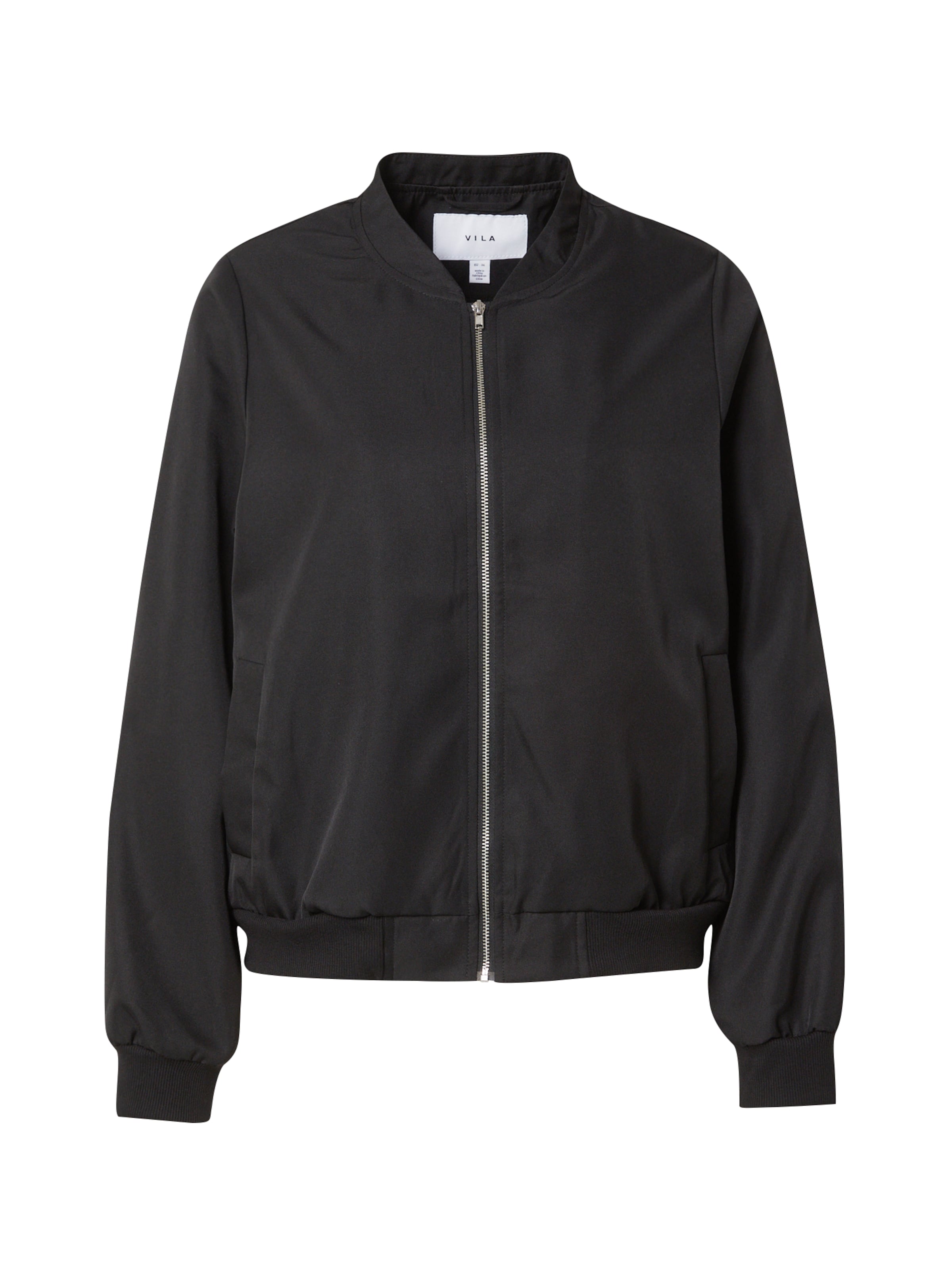 VILA Between-Season Jacket 'VIPapaya' in Black: front