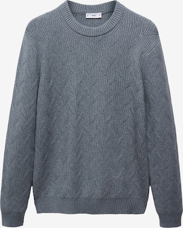 MANGO MAN Sweater 'Carbonel' in Blue: front