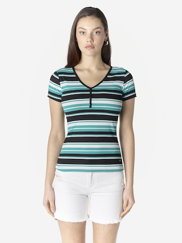 KOROSHI Shirt in Gemengde kleuren: voorkant