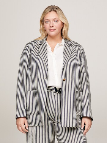 Tommy Hilfiger Curve Blazer in Blue: front