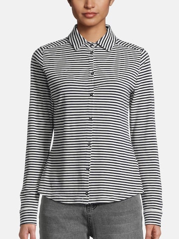 salzhaut Blouse 'Olmök' in Blauw