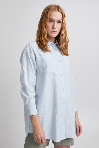 b.young Blouse 'FALAKKA' in Blauw: voorkant