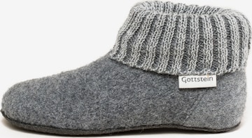 Gottstein Hausschuh 'Hüttenschuhe Alpine Boot FE' in Grau: Vorderseite