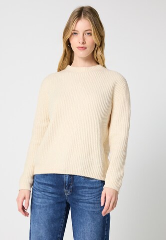 STREET ONE Pullover in Beige: Vorderseite
