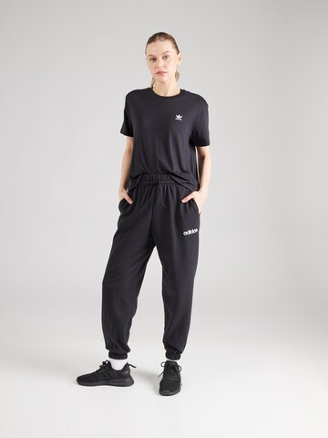 Effilé Pantalon de sport 'Essentials' ADIDAS SPORTSWEAR en noir