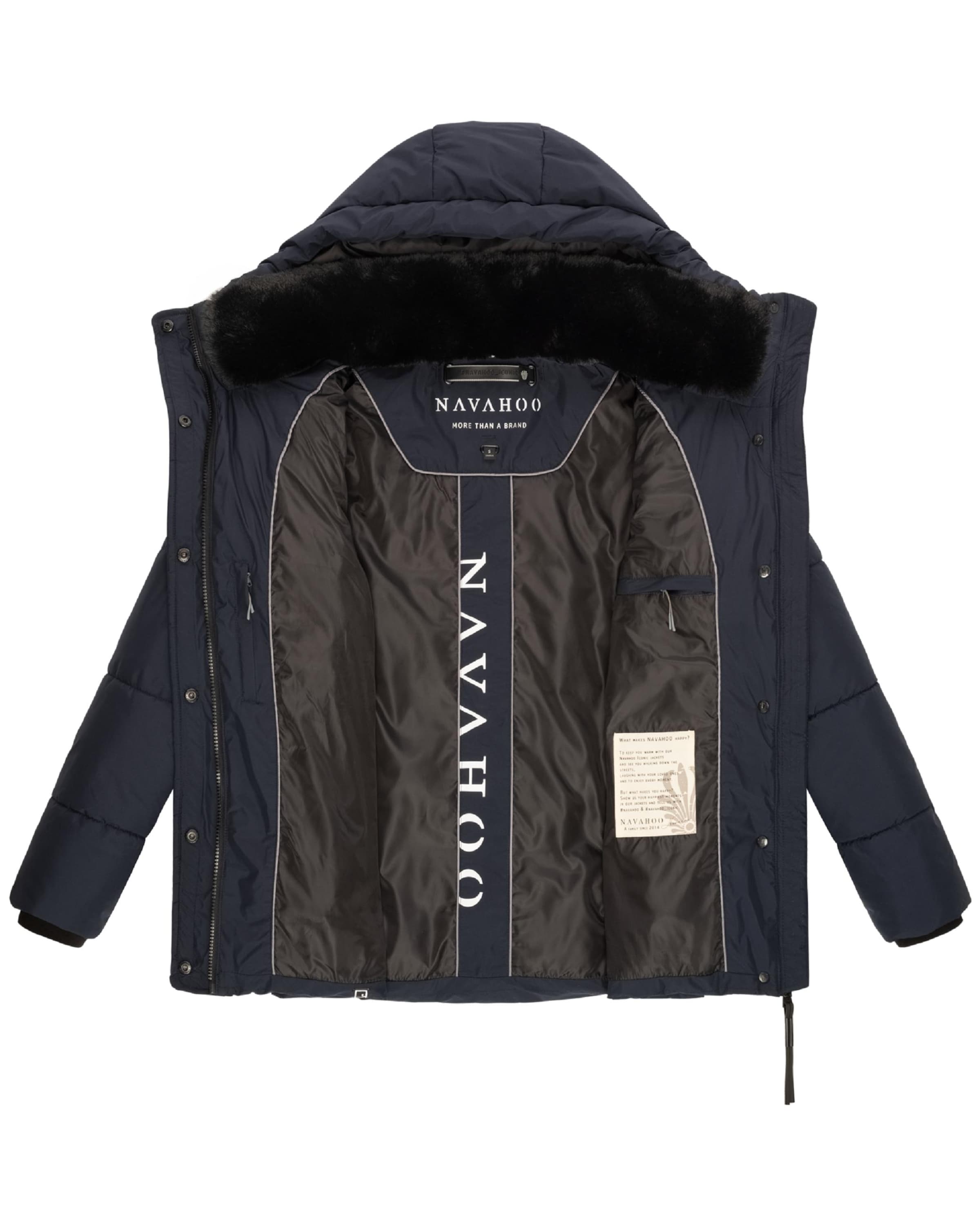NAVAHOO Winter jacket 'Sag ja XIV' in Blue