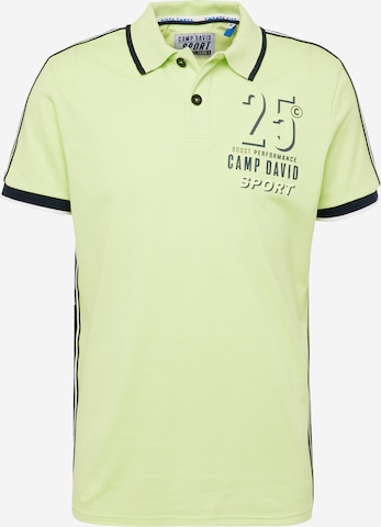 CAMP DAVID - Camisa em verde: frente