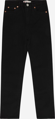 Levi's Kids Regular Jeans 'LVG RIBCAGE STRAIGHT ANKLE' in Black: front