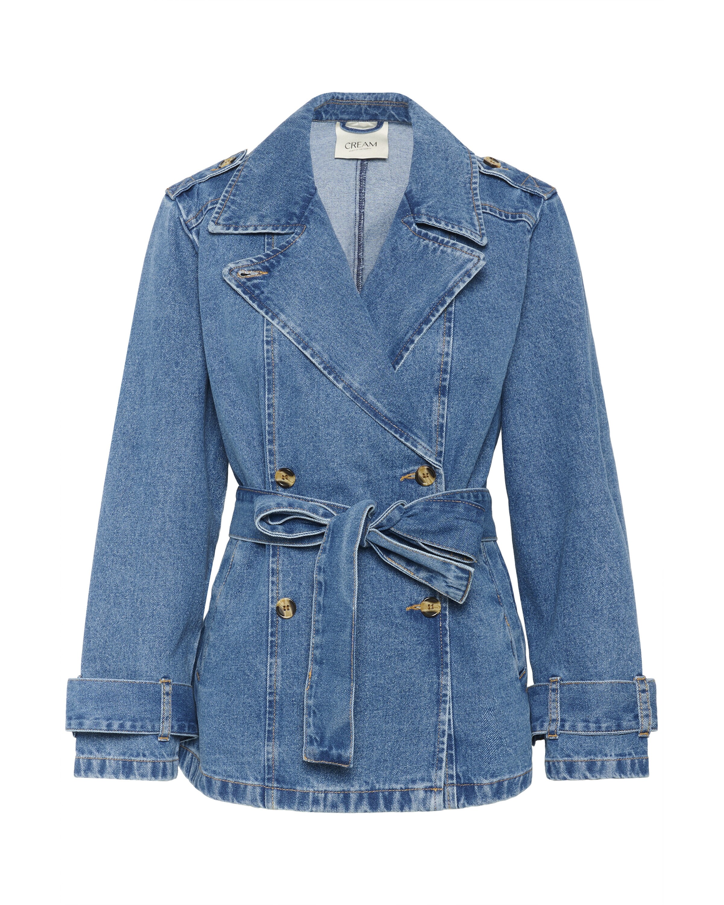 Veste mi-saison 'CRMika' Cream en bleu : devant