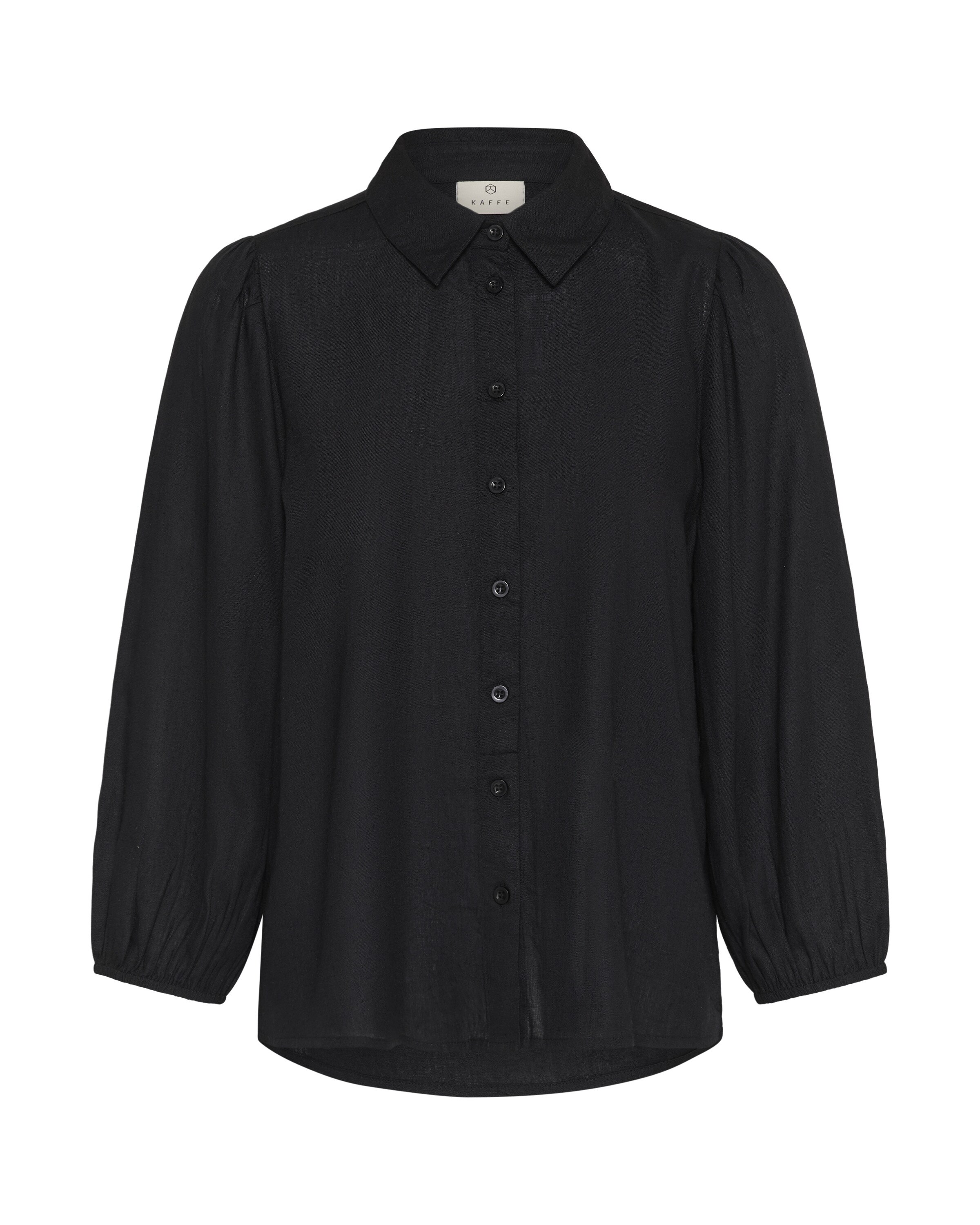 Kaffe - Blusa 'KAmilia' em preto: frente