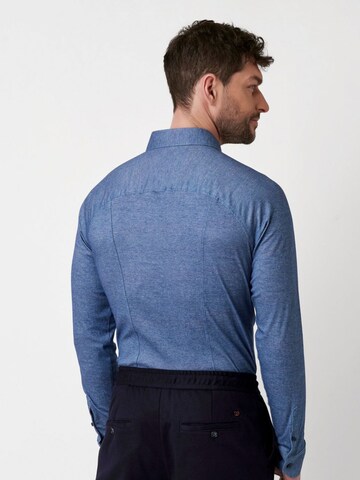 DESOTO Slim fit Overhemd in Blauw
