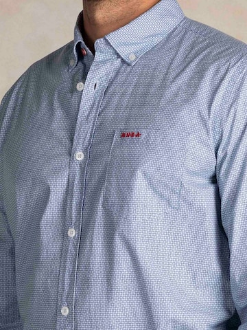 NZA New Zealand Auckland Regular fit Overhemd 'Adriel' in Blauw