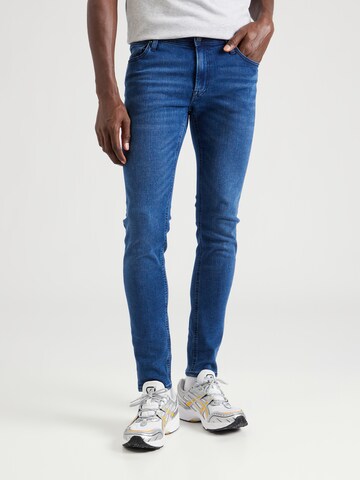 Skinny Jean 'LIAM' JACK & JONES en bleu : devant