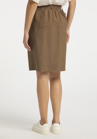 DreiMaster Vintage - Falda en marrón