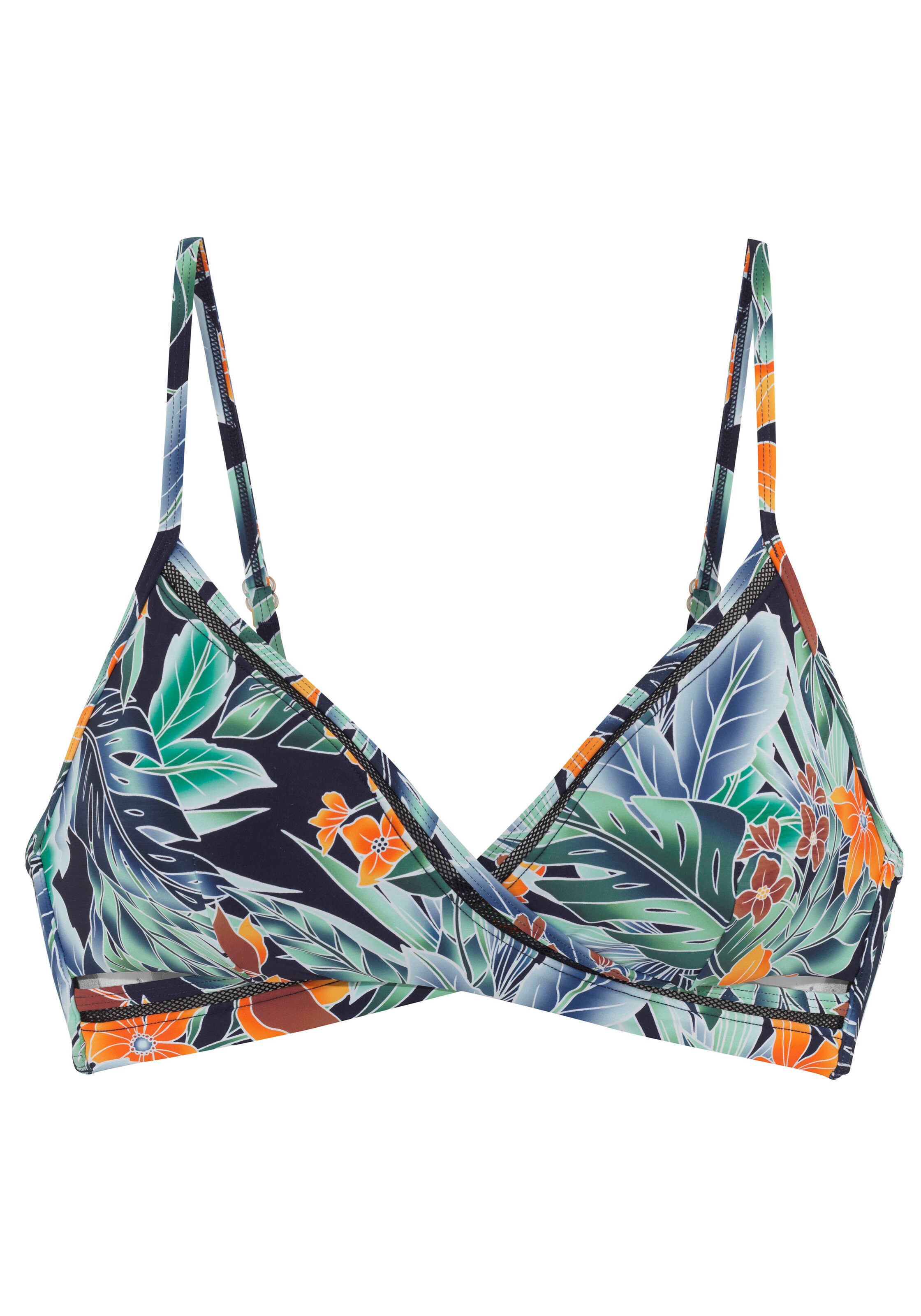 SUNSEEKER Треугольник Верх бикини в Синий: спереди