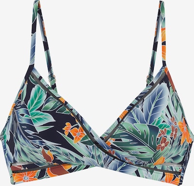 Bikinio viršutinė dalis iš SUNSEEKER, spalva – žalsvai mėlyna / tamsiai mėlyna / omarų spalva / juoda, Prekių apžvalga