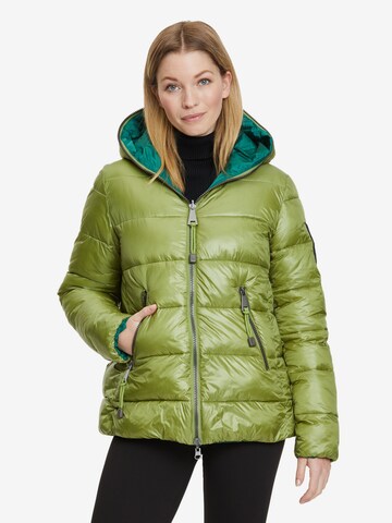 Betty Barclay Winter Jacket in Green: front