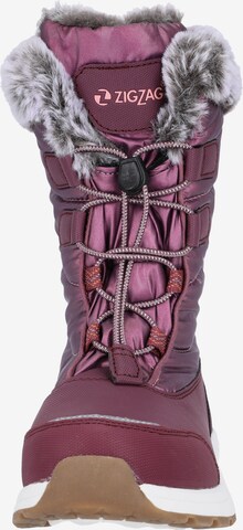 ZigZag Snow Boots in Pink