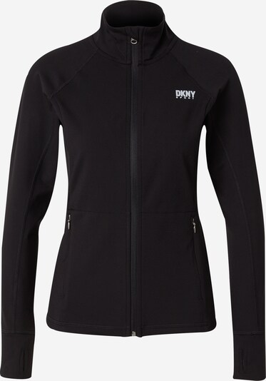 Jachetă de trening DKNY Performance pe negru / alb, Vizualizare produs