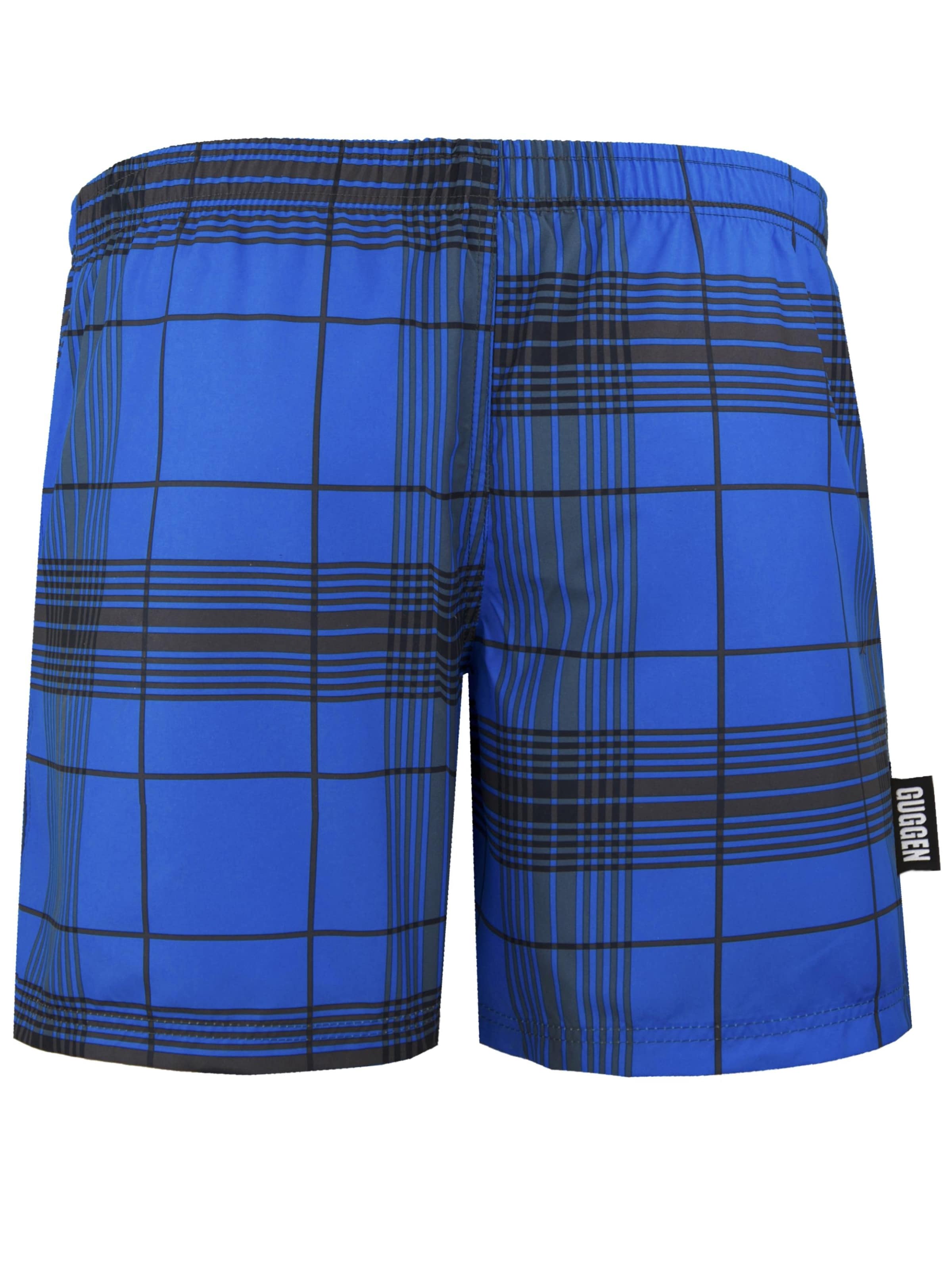 Guggen Mountain Badeshorts 'Boardshorts Style 4' in Blau