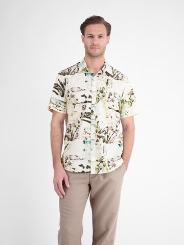 LERROS Regular fit Button Up Shirt in White: front