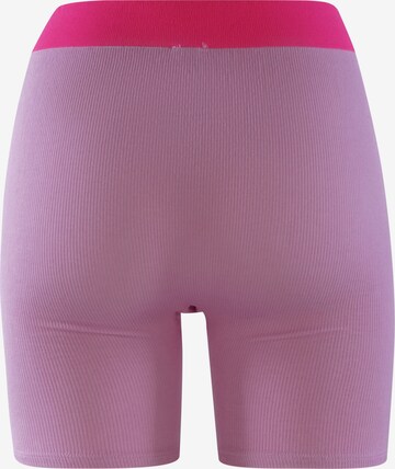 ADIDAS ORIGINALS Retro Pants ' Short Logo Rib ' in Pink