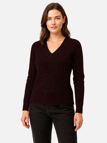 Pull-over CASH-MERE.CH en rouge : devant