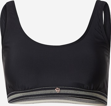 BRUNOTTI Bralette Athletic Bikini Top 'Korola' in Black: front