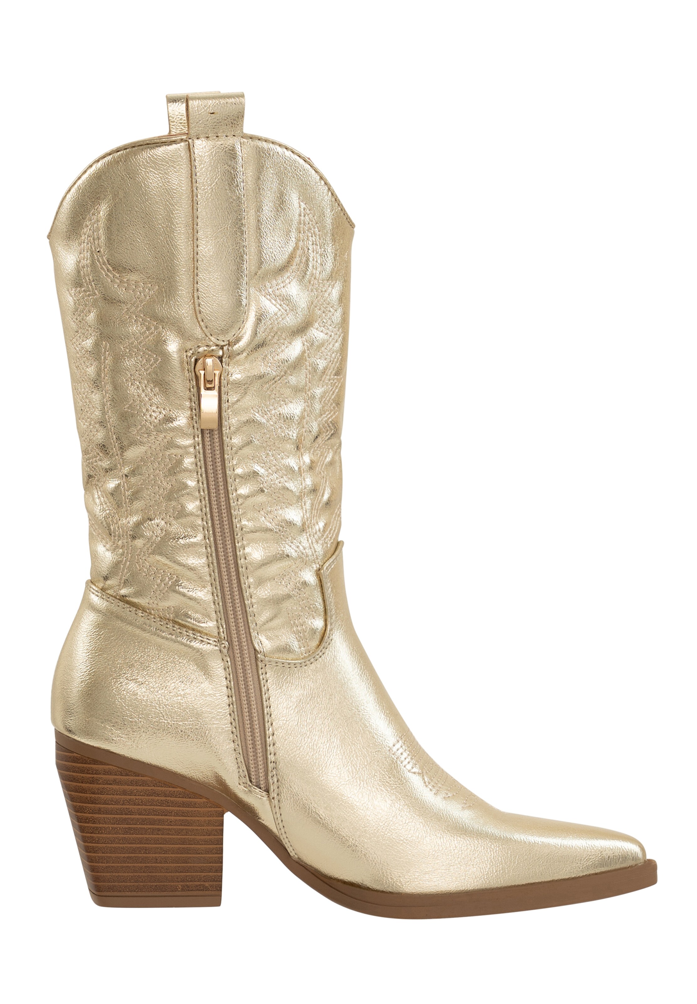 Stivale da cowboy di Elara in oro