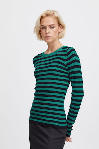 ICHI Sweater 'Mafa' in Green: front